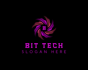 Tech Cyber Motion logo design