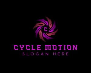 Tech Cyber Motion logo design