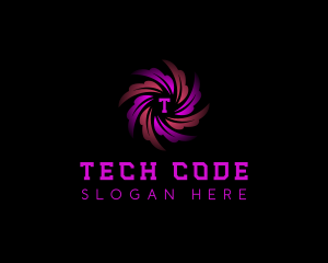 Tech Cyber Motion logo design