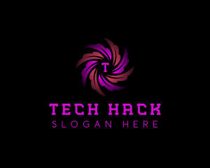 Tech Cyber Motion logo design