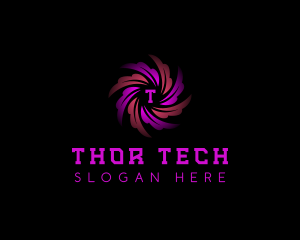 Tech Cyber Motion logo design