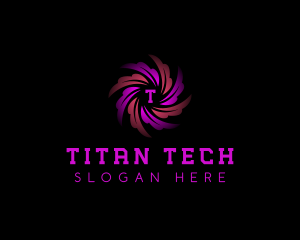 Tech Cyber Motion logo design