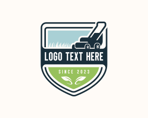 Gardening Lawn Care Mower Logo