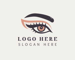 Esthetician - Beauty Eye Makeup logo design