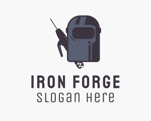 Industrial Welder Mask logo design