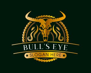 Bull Horn Ranch logo design