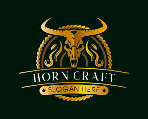 Bull Horn Ranch logo design