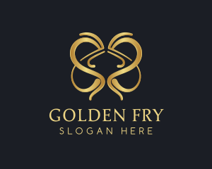 Golden Heart Jewelry logo design