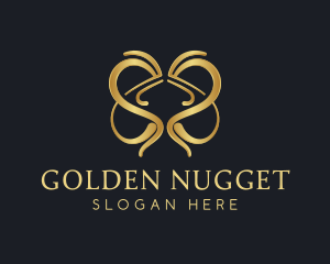 Golden Heart Jewelry logo design