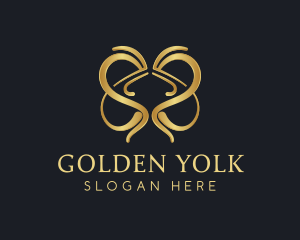 Golden Heart Jewelry logo design