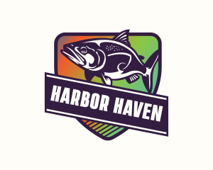 Marina - Marina Fishing Fishery logo design