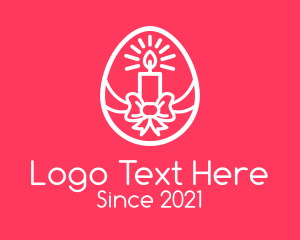 Religious - Easter Candle Gift logo design