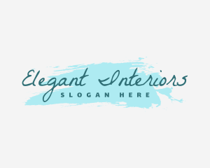 Elegant Watercolor Boutique logo design