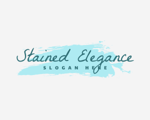 Elegant Watercolor Boutique logo design