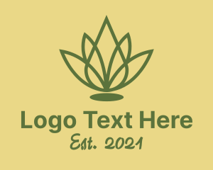 Oil - Essential Oil Palm logo design