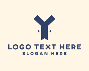Letter Y - Clothing Suit Tailoring logo design
