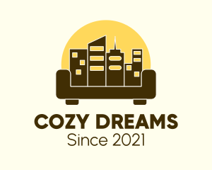 Cityscape Sofa Furniture logo design