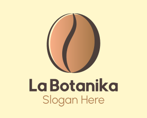Gradient Coffee Bean  Logo