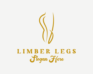 Legs - Woman Body Wellness logo design