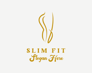 Slim - Woman Body Wellness logo design