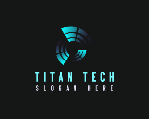 Tech Motion Artificial Intelligence logo design