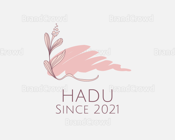 Pink Flower Decor Logo