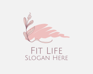 Pink Flower Decor Logo