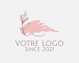 Decoration - Pink Flower Decor logo design
