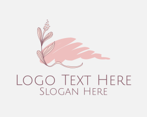 Pink Flower Decor Logo
