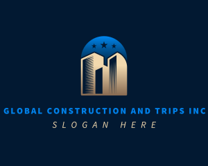 Skyscraper - Realty City Building logo design