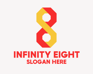 Eight - Infinite Number 8 logo design