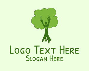 Natural Products - Nature Tree Environmental logo design