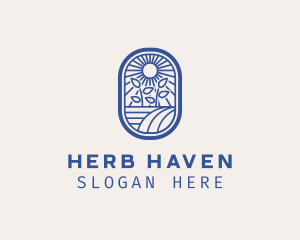 Herbs - Plant Field Grower logo design