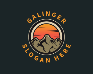 Mountaineering - Alpine Valley Travel logo design