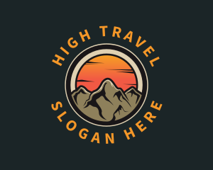 Alpine Valley Travel logo design