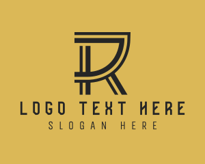 Letter Rp - Professional Business Firm Letter R logo design