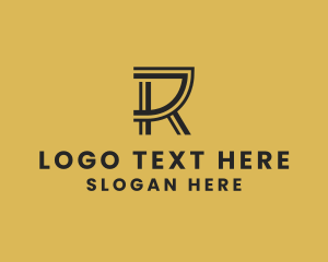 Investor - Professional Business Firm Letter R logo design