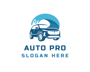 Auto Vehicle Splash logo design