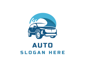Auto Vehicle Splash logo design