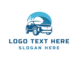 Cleaning - Auto Vehicle Splash logo design