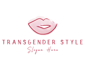 Watercolor Lips Styling logo design