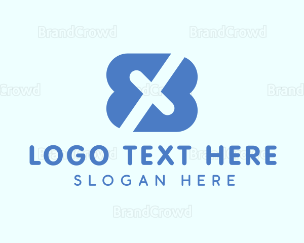 Startup Business Cloud Letter X Logo