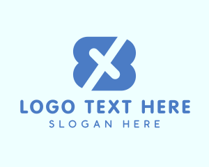Cloud Computing - Startup Business Cloud Letter X logo design