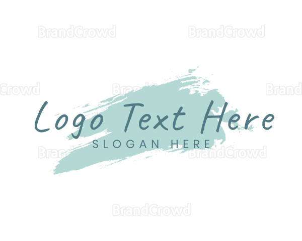 Brush Stroke Beauty Logo