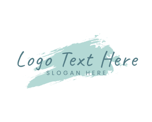 Clothing Line - Brush Stroke Beauty logo design