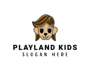 Kid - Cartoon Child Kid logo design