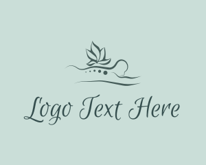 Lotion - Lotus Body Massage logo design