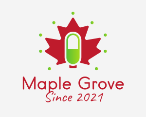 Maple - Canadian Pharmacy Drug logo design