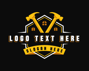 Badge - Carpentry Hammer Repair logo design