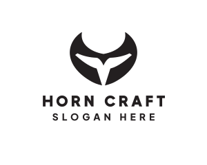 Horns - Cow Bull Horns logo design